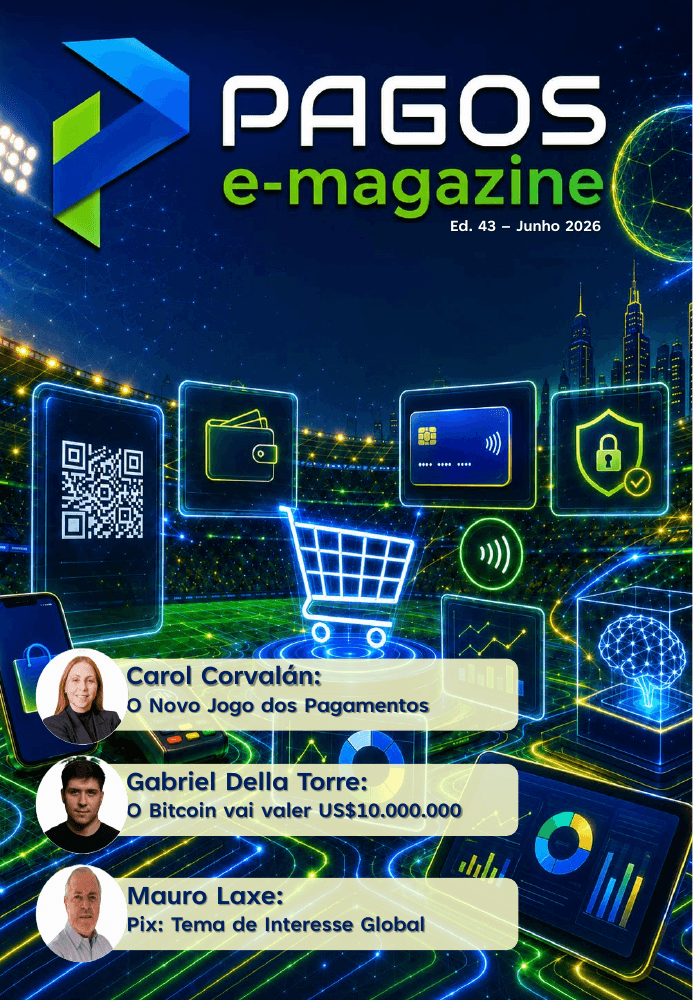 Capa da PAGOS eMagazine 43 — Junho de 2026